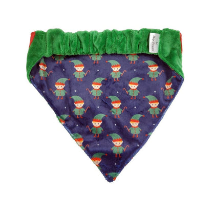 Christmas Holiday Reversible Elf Dog Bandana