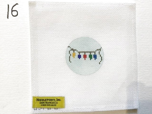 Christmas Lights Mini Round