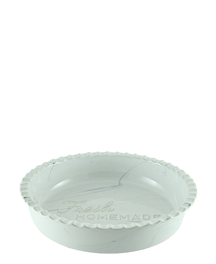 Ciroa Pie Bake Dish White & Blue