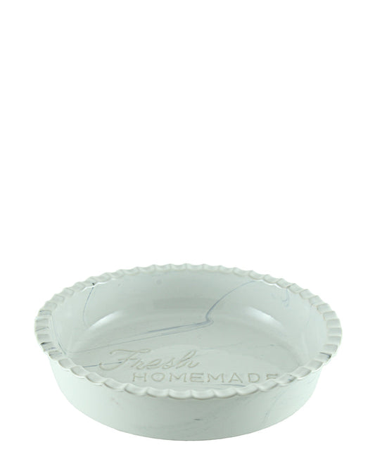 Ciroa Pie Bake Dish White & Blue