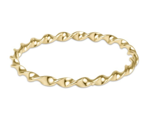 Classic Twisted Thin Band Ring