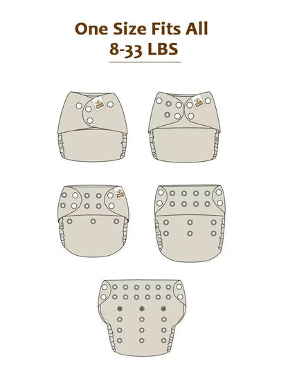 Clearance Pocket Diaper 2.0 -PD51307U-S(Suede Cloth)
