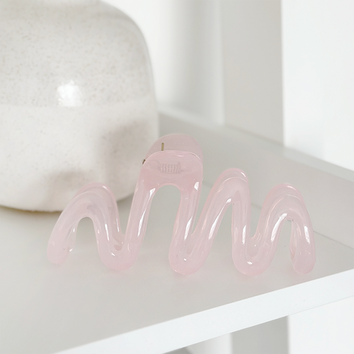 Coconut Lane Squiggle Claw Clip - Pink