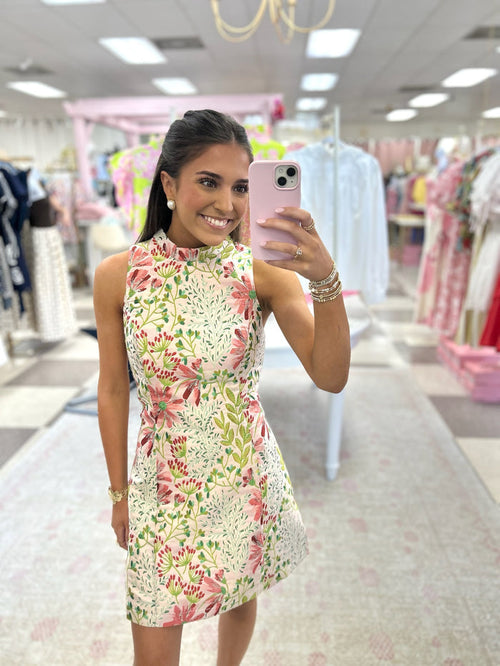 Color in the Garden Mini Dress