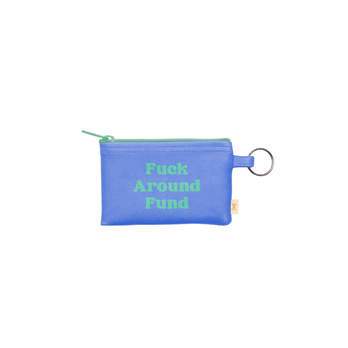 Colorblock Penny Key Ring With Personality