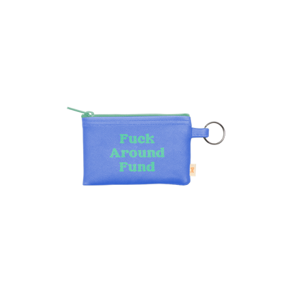 Colorblock Penny Key Ring With Personality