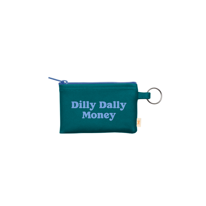 Colorblock Penny Key Ring With Personality