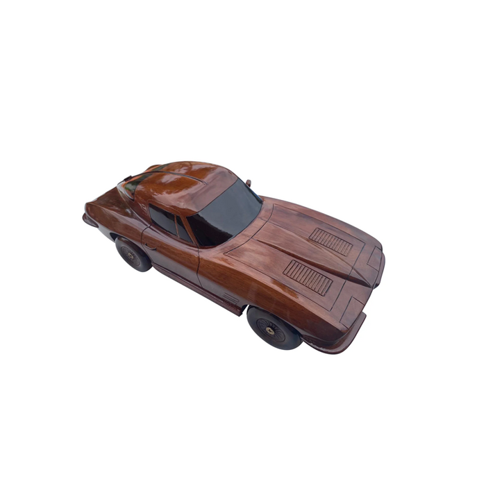Corvette 1963 Stingray Mahogany Wood Cars & trucks Desktop Model