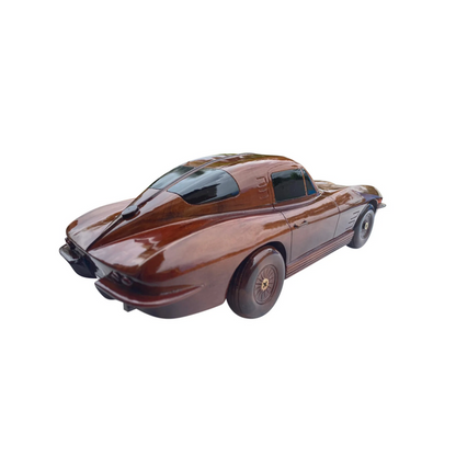 Corvette 1963 Stingray Mahogany Wood Cars & trucks Desktop Model