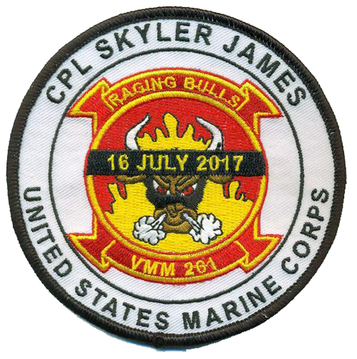 CPL Skyler James Memorial Patch & Sticker