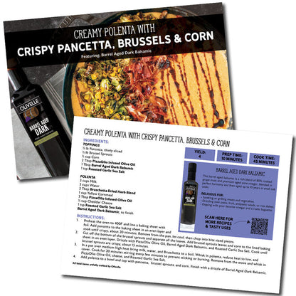 Barrel Aged Dark Balsamic Recipe Card