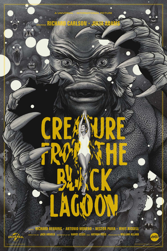 Creature From The Black Lagoon Silver Screen Variant Poster