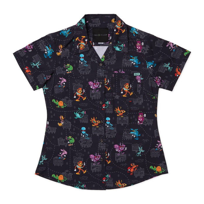 RSVLTS XS RSVLTS Women's Short Sleeve Shirt Cryptid Country – Women's KUNUFLEX Short Sleeve Shirt Cryptid Country – Women's KUNUFLEX Short Sleeve Shirt
