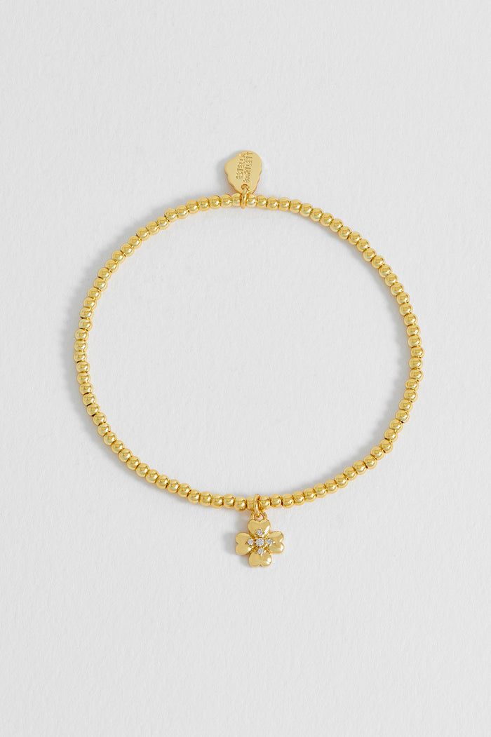CZ Four-Leaf Clover Sienna Bracelet