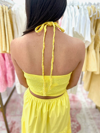 Daffodil Fields Midi Dress
