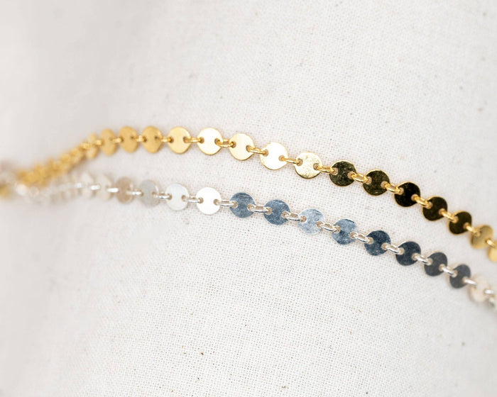 Dainty Disc Necklace