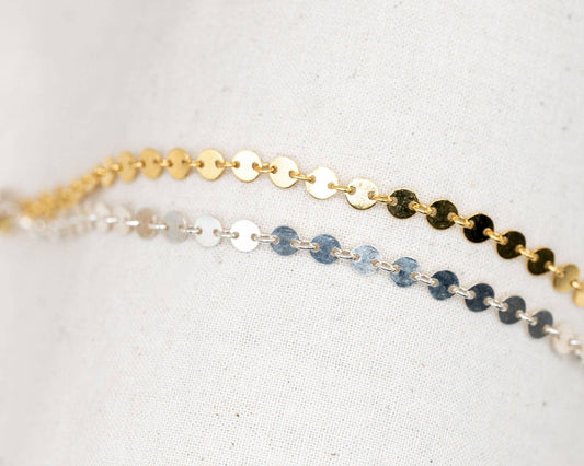 Dainty Disc Necklace