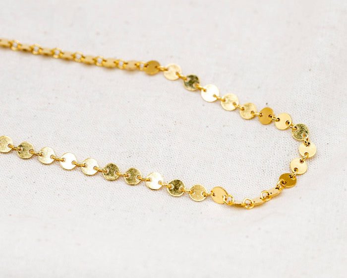 Dainty Disc Necklace