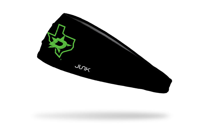 Dallas Stars: State Logo Black Big Bang Lite Headband - View 1