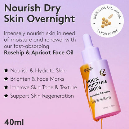 Delhicious Moon Moisture Drops Face Oil 40ml