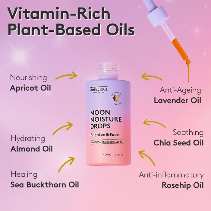 Delhicious Moon Moisture Drops Face Oil 40ml
