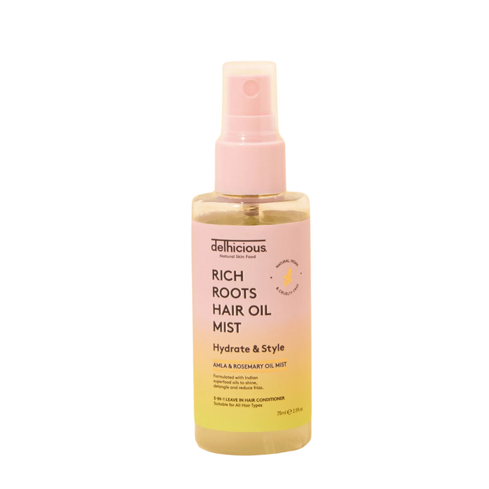 Delhicious Rich Roots 5-in-1 Hair Oil Mist Leave-in Conditioner 75ml