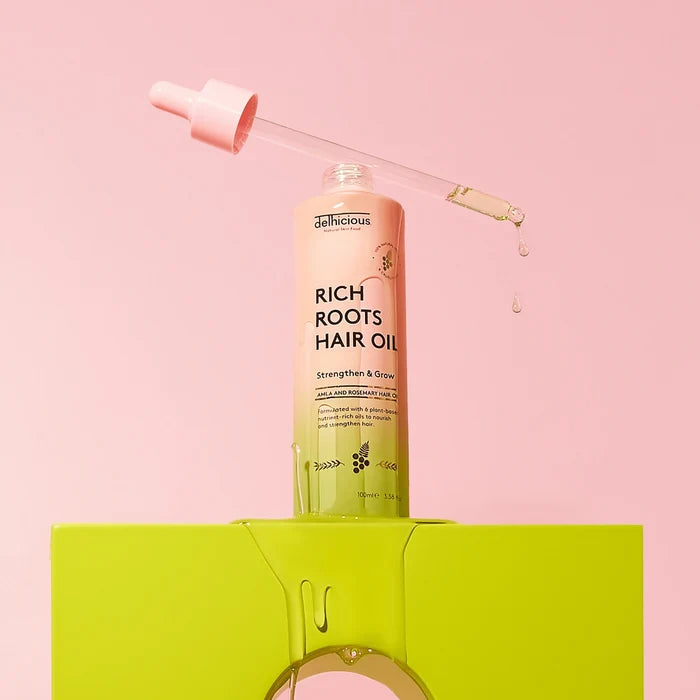 Delhicious Rich Roots Amla & Rosemary Hair Oil - 50ml