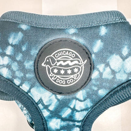 Chicago Dog Co. Pet Collars & Harnesses Denim Tie Dye Harness