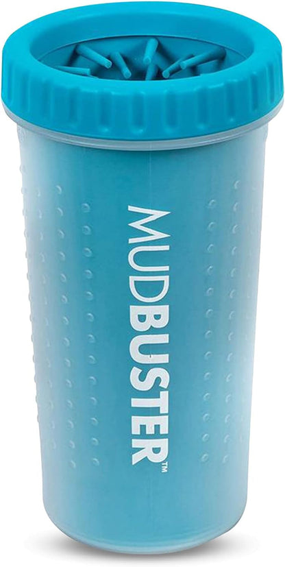 Dexas MudBuster Portable Dog Paw Cleaner Blue Large Paw Cleaner For Dogs Premium Quality Pet Supplies And Dog Accessories