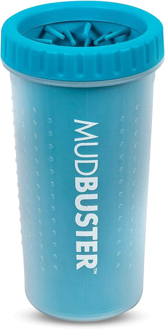 Dexas MudBuster Portable Dog Paw Cleaner Blue Large Paw Cleaner For Dogs Premium Quality Pet Supplies And Dog Accessories