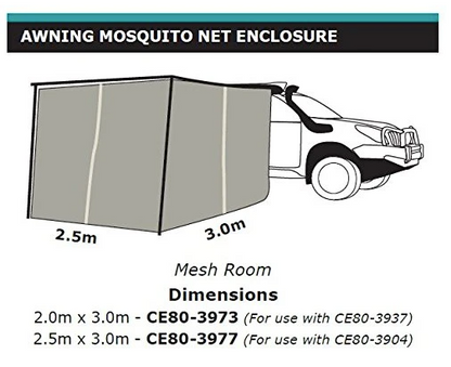 Dobinsons 4x4 Mosquito Net Enclosure - Medium