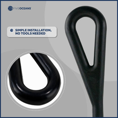 Dock Line Mooring Snubber, 1/2" Dia. 23-1/4" Length, Rubber, 2-Pack - FO1400-M2 - Five Oceans