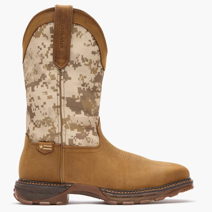 Durango Men's 12" Dusty Brown/Digital Camo Waterproof Steel Toe Durango Maverick XP #DDB0207