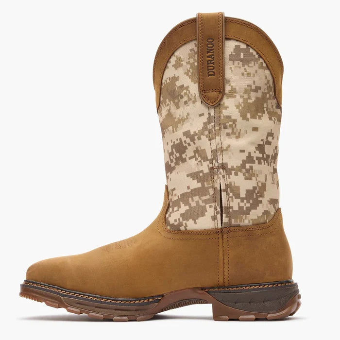 Durango Men's 12" Dusty Brown/Digital Camo Waterproof Steel Toe Durango Maverick XP #DDB0207