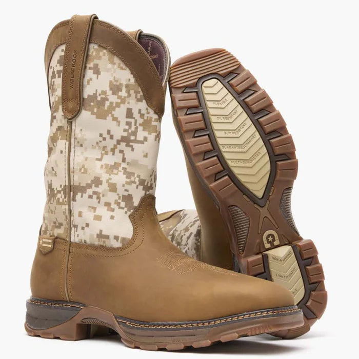 Durango Men's 12" Dusty Brown/Digital Camo Waterproof Steel Toe Durango Maverick XP #DDB0207