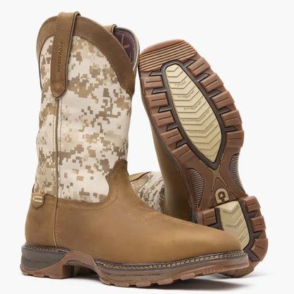 Durango Men's 12" Dusty Brown/Digital Camo Waterproof Steel Toe Durango Maverick XP #DDB0207
