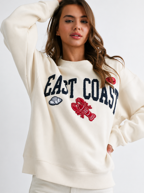 East Coast Graphic Fleece Pullover
