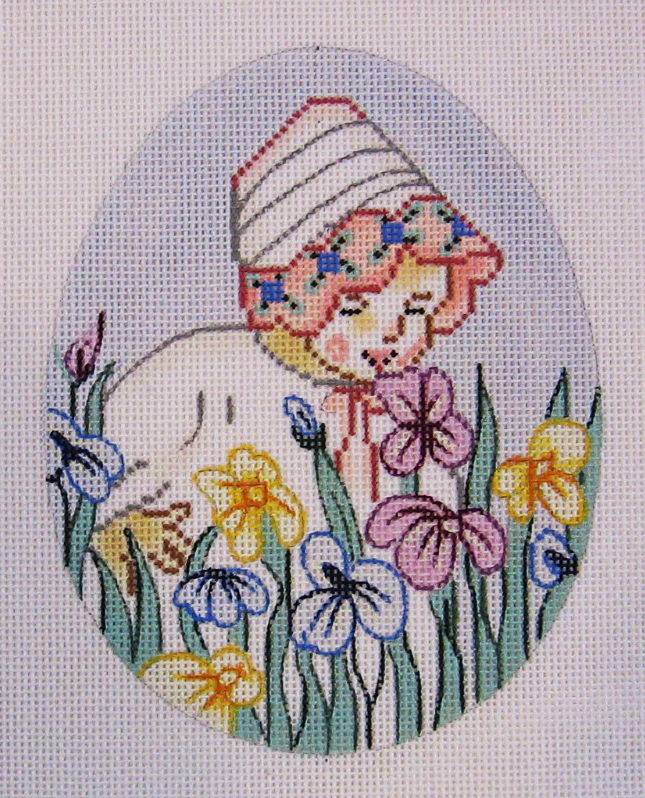 Needlepoint Easter Egg Canvas