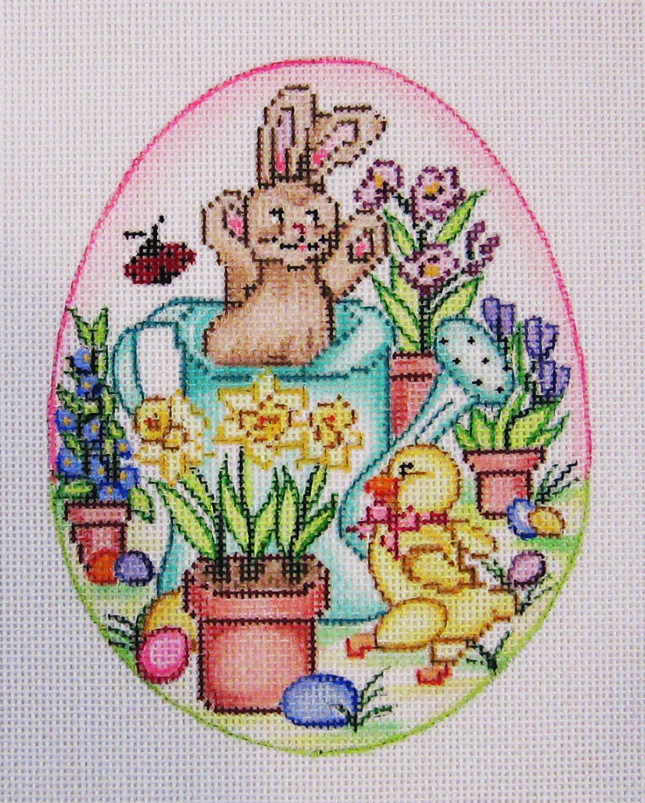 Needlepoint Easter Egg Canvas