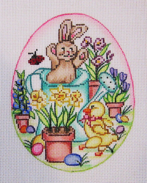 Needlepoint Easter Egg Canvas