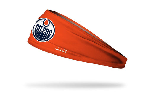 Edmonton Oilers: Logo Orange Big Bang Lite Headband - View 1