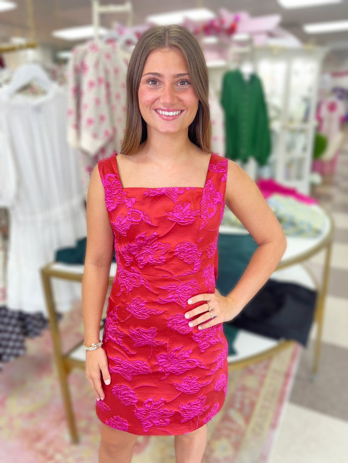 Elegant Blooms Mini Dress