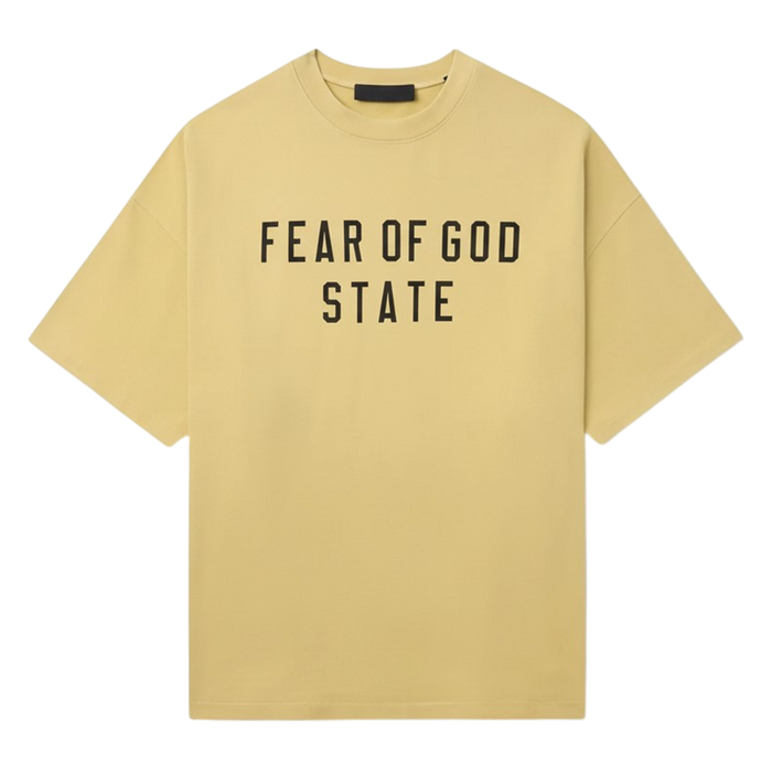 Essentials Heavy Crewneck Tee Amber (FW24)