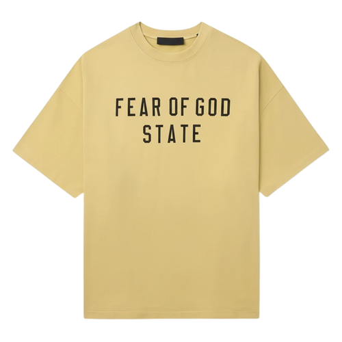 Essentials Heavy Crewneck Tee Amber (FW24)