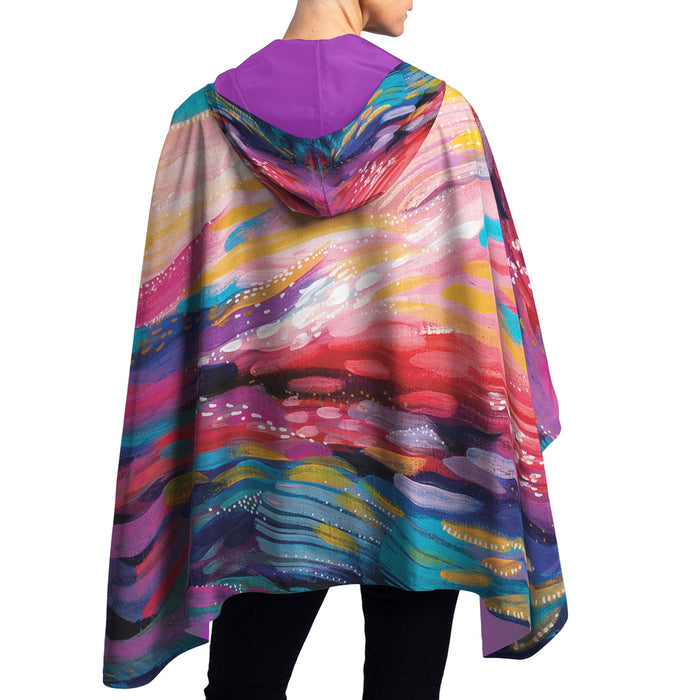 Ettavee "Brush Strokes 90" Rain Cape