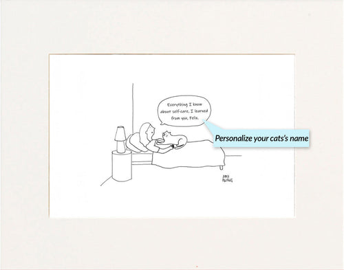 Everything I Know About Self-Care Personalized Cartoon