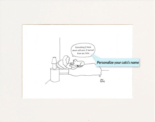Everything I Know About Self-Care Personalized Cartoon