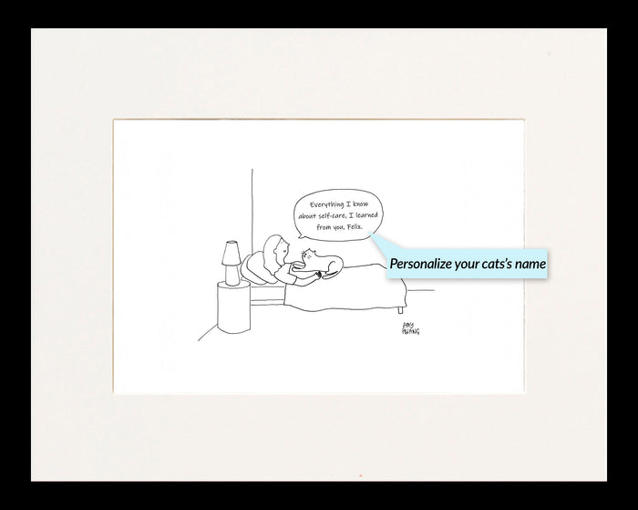 Everything I Know About Self-Care Personalized Cartoon
