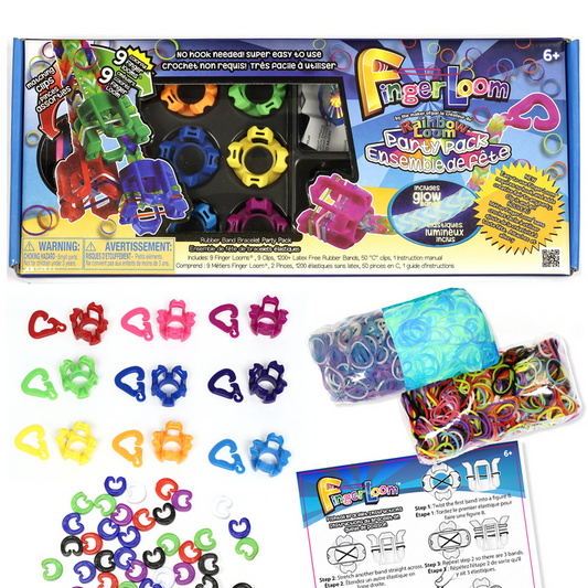 Finger Loom™ - Party Pack (use discount code RL3 for an additional discount)