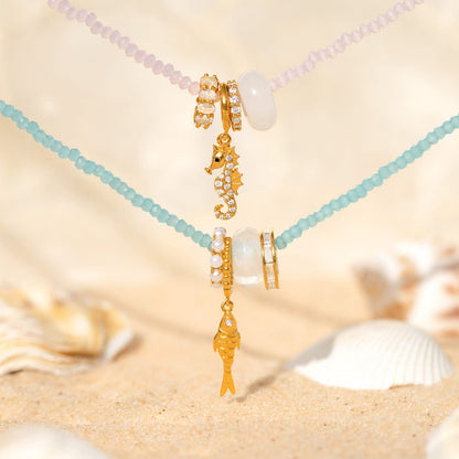 Fish Out of Water Beaded Necklace